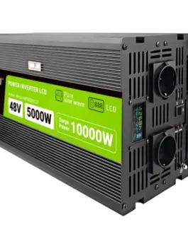 Green Cell LCD конвертор 48V 5000W/10000W Pure sine with display