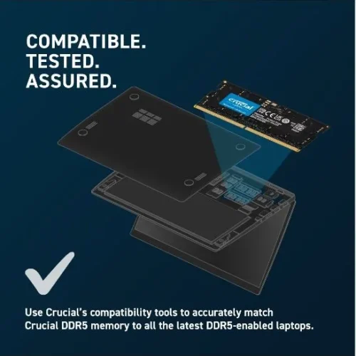Crucial памет за лаптоп DDR5 SODIMM 96GB