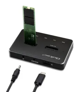 Qoltec M.2 SSD drive docking station