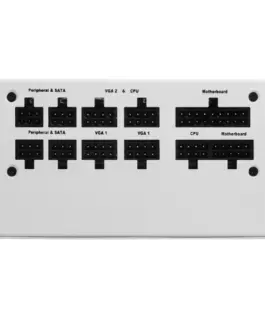 Alternative view of MSI Modular захранващ блок MPG A750GF 750W 80PLUS GOLD бял