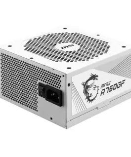 MSI Modular захранващ блок MPG A750GF 750W 80PLUS GOLD бял