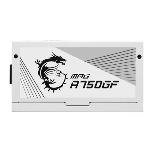 MSI Modular захранващ блок MPG A750GF 750W 80PLUS GOLD бял
