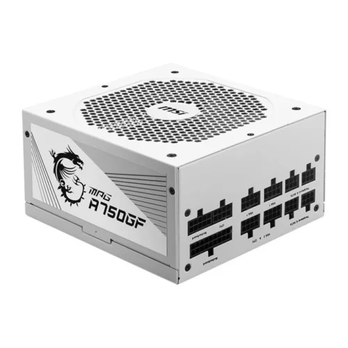 MSI Modular захранващ блок MPG A750GF 750W 80PLUS GOLD бял