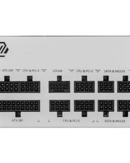 Alternative view of MSI Modular захранващ блок MAG A850GL PCIE5 850W 80PLUS GOLD бял