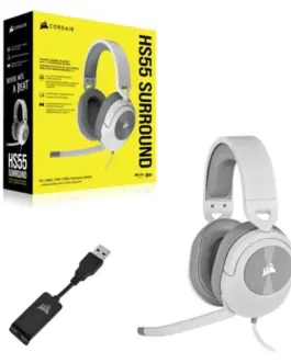 Alternative view of Corsair HS55 Surround Headset бял