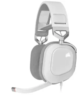 Corsair HS80 RGB USB Wiчервен Headset бял
