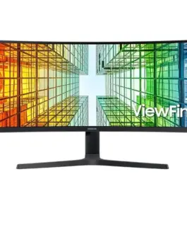 Samsung Monitor 49 inches ViewFinity S9 VA 5120x1440 DQHD 32:9 2xHDMI 1xUSB-C (90W) 1xDP 3xUSB 3.0 LAN (RJ45) 4ms HAS speakers curved