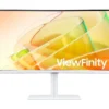 Samsung Monitor 34 inches ViewFinity S65CT VA 3440x1440 UWQHD 21:9 1xHDMI 1xDP 2xTB 4.0(90W/15W) 3xUSB 3.0 LAN 5ms 100Hz HAS speakers curved бял