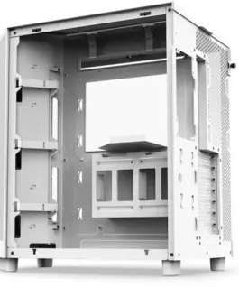 Alternative view of NZXT кутия за компютър H6 Flow RGB with window бял