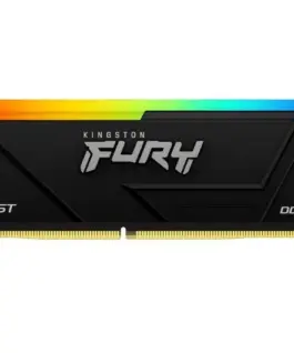 Kingston памет DDR4 Fury Beast RGB 8GB(1* 8GB)/3200 CL16