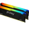Kingston памет DDR4 Fury Beast RGB 16GB(2* 8GB)/3200 CL16