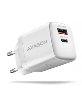 AXAGON AXAGON ACU-PQ20W PD&QC мрежово зарядно 20W бял