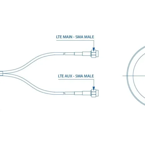 TELTONIKA Teltonika COMBO MIMO MOBILE SMA ROOF ANTENNA
