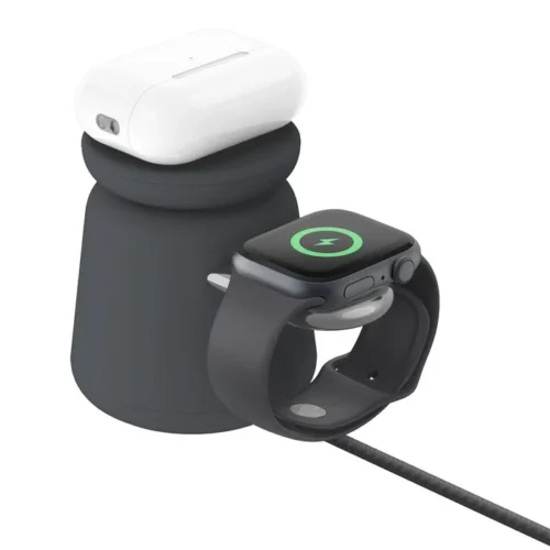 Alternative view of Belkin BoostCharge Pro 2-in-1 MagSafe Charcoal