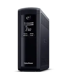 CyberPower UPS VP1200ELCD-FR 1200VA / 720W / 5xFR / AVR / LCD / RJ45