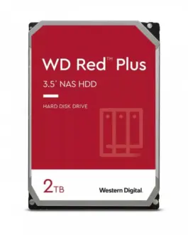Western Digital HDD WD червен Plus 2TB 35 CMR 64MB/5400RPM