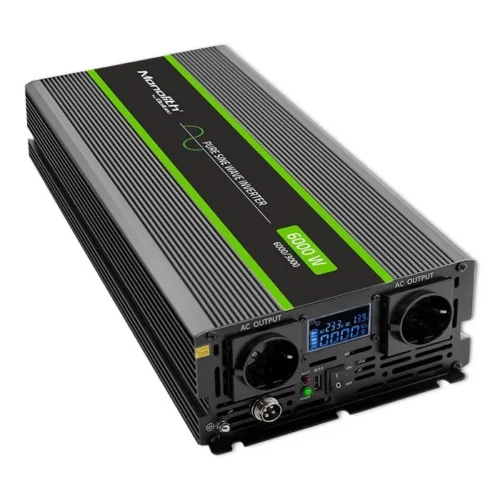 Alternative view of Qoltec Pure Sine Wave Inverter 3000W,6000W,24V to 230V