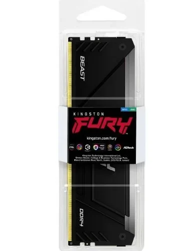 Alternative view of Kingston памет DDR4 Fury Beast RGB 16GB(116GB)/3600 CL18