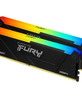 Kingston памет DDR4 Fury Beast RGB 16GB(2 8GB)/3600 CL17