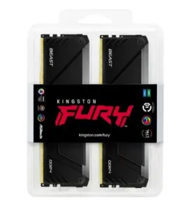 Alternative view of Kingston памет DDR4 Fury Beast RGB 16GB(2 8GB)/3600 CL17