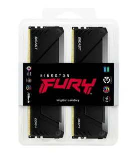 Alternative view of Kingston памет DDR4 Fury Beast RGB 16GB(2 8GB)/3600 CL17
