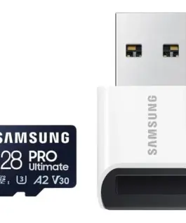Samsung памет card microSD MB-MY128SB/WW Pro Ultimate 128GB + reader