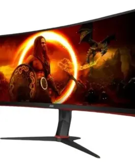 Alternative view of AOC Monitor curved CU34G2XP 34 inches VA 180Hz HDMIx2 DPx2