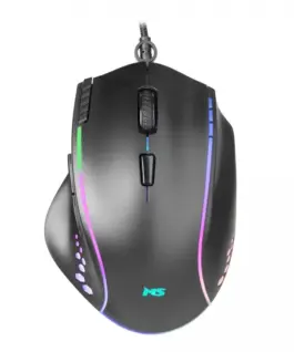 MS Wiчервен gaming мишка Nemesis C370 7200 DPI 7P RGB LED черен