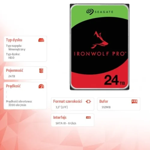 Seagate IronWolf Pro 24TB 3