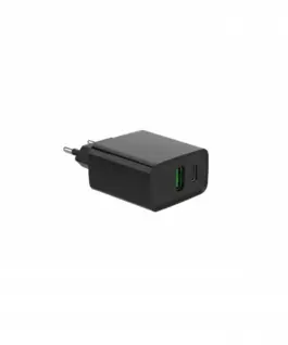 Gembird Power Delivery зарядно USB-A USB-C 20W черен