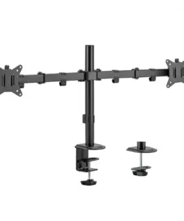 Maclean Double MMonitor Desk Holder MC-754N