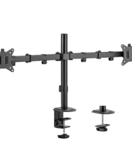 Maclean Double MMonitor Desk Holder MC-754N