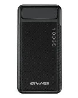 AWEI външна батерия 10000mAh P5K 2xUSB 2,1A черен