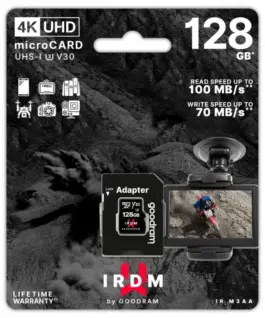 GOODRAM microSD IRDM card 128GB UHSI U3 адаптер