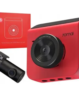 70mai Dash Cam A400+rear cam RC09 червен