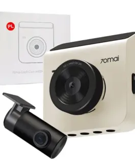 70mai Dash Cam A400+rear cam RC09 бял