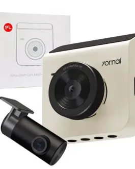 70mai Dash Cam A400+rear cam RC09 бял
