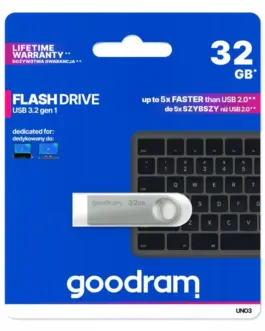 GOODRAM Pendrive UNO3 32GB USB 3.2 Gen1 silver
