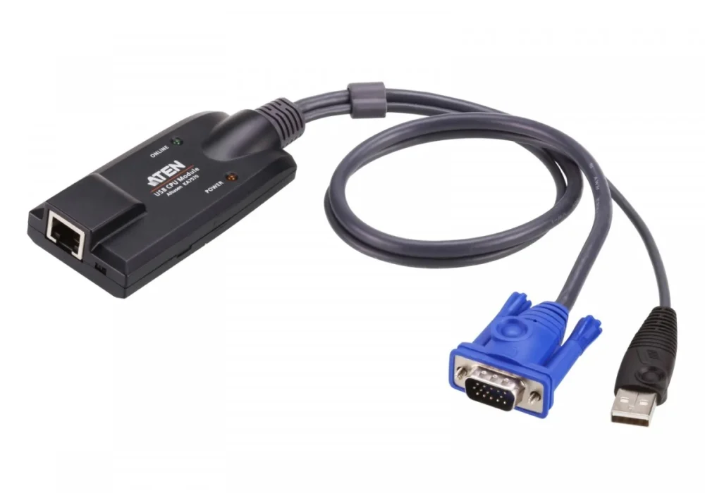ATEN USB VGA KVM адаптер with Composite Video
