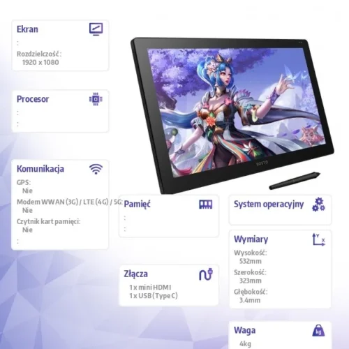 BOSTO Graphis Таблет Bosto BST-X7 Touch