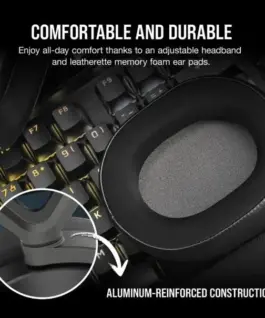 Corsair HS65 Wireless Carbon V2 слушалки