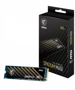 MSI SSD drive SPATIUM M450 500GB M.2 PCIe4 3600/2300MB/s