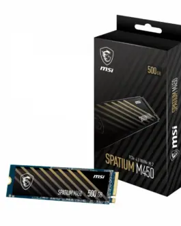 MSI SSD drive SPATIUM M450 500GB M.2 PCIe4 3600/2300MB/s
