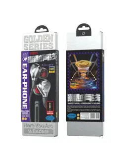 Alternative view of WEKOME Wiчервен слушалки HiFi jack 3,5mm черен