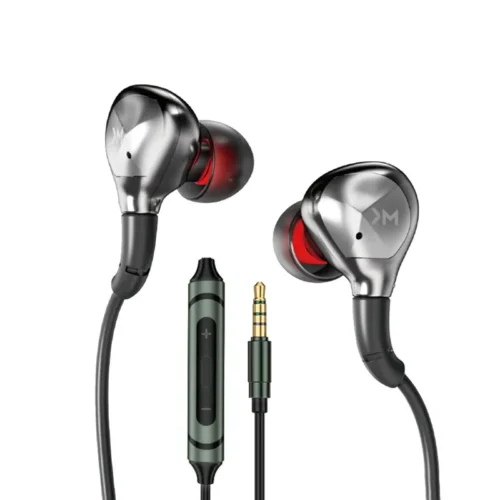 WEKOME Wiчервен слушалки HiFi jack 35mm черен