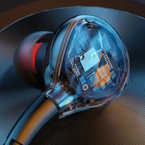 WEKOME Wiчервен слушалки HiFi USB-C бял