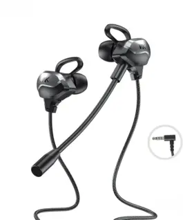 WEKOME Wiчервен слушалки for gamers jack 35mm черен