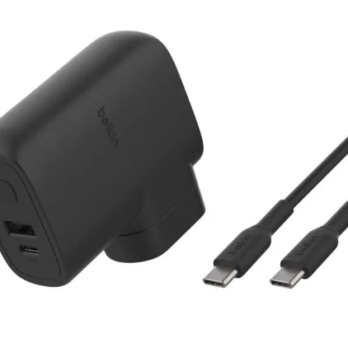 Alternative view of Belkin BoostCharge Hybrid travel зарядно 25W 5k mAh