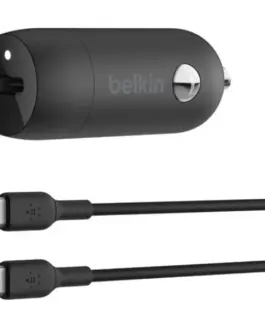 Belkin зарядно за кола 30W PD PPS + кабел usb-c