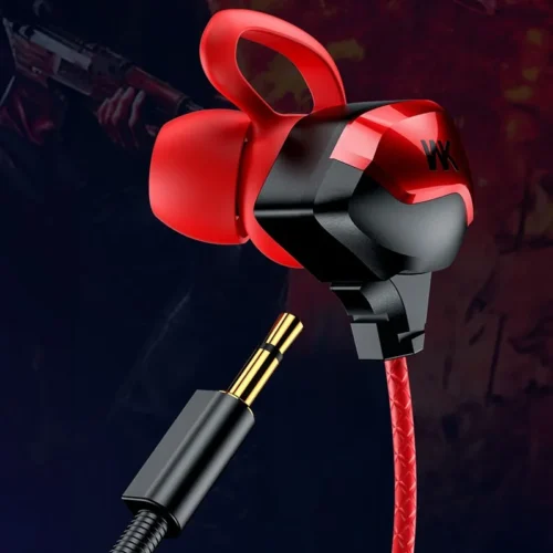 Alternative view of WEKOME Wiчервен слушалки for gamers jack 3,5mm червен